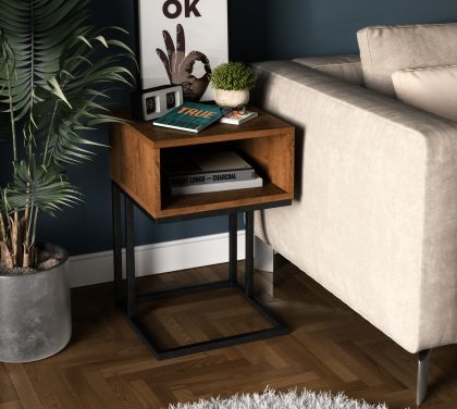 Avorio 40 Stolik Dąb Artisan Éjjeli szekrény