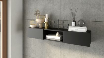 Lanzzi 135 Czarny Mat/Dąb Artisan Falipolc