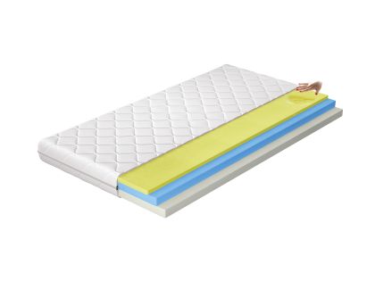 Materac Termoelastyczny Simona 160x200 Hipoalergiczny pokrowiec Matracok-ágybetét