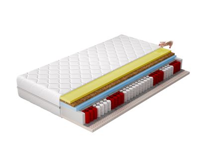 Materac Termoelastyczny Sola 160x200 Hipoalergiczny pokrowiec Matracok-ágybetét