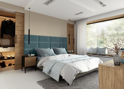 Quadratta 240x90 Kárpitozott falpanel